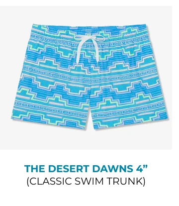 Classic Swim Trunk: The Desert Dawns 4"