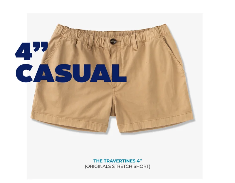 Originals Stretch Short: The Travertines 4"