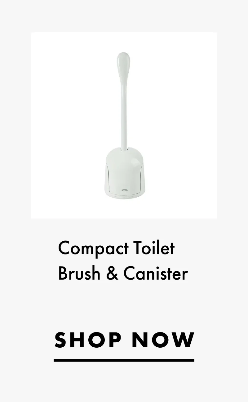 Compact Toilet Brush & Canister | SHOP NOW