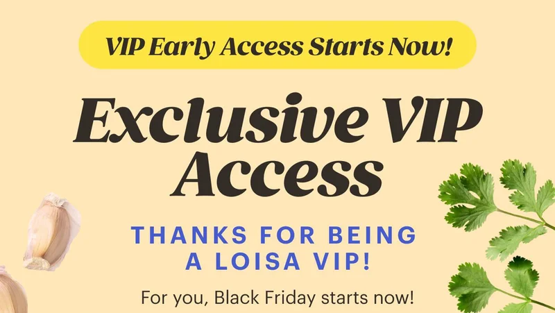 VIP EARLY ACCESS STARTS NOW!  EXCLUSIVE VIP ACCESS