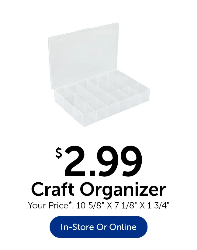 $2.99 Craft Organizer
