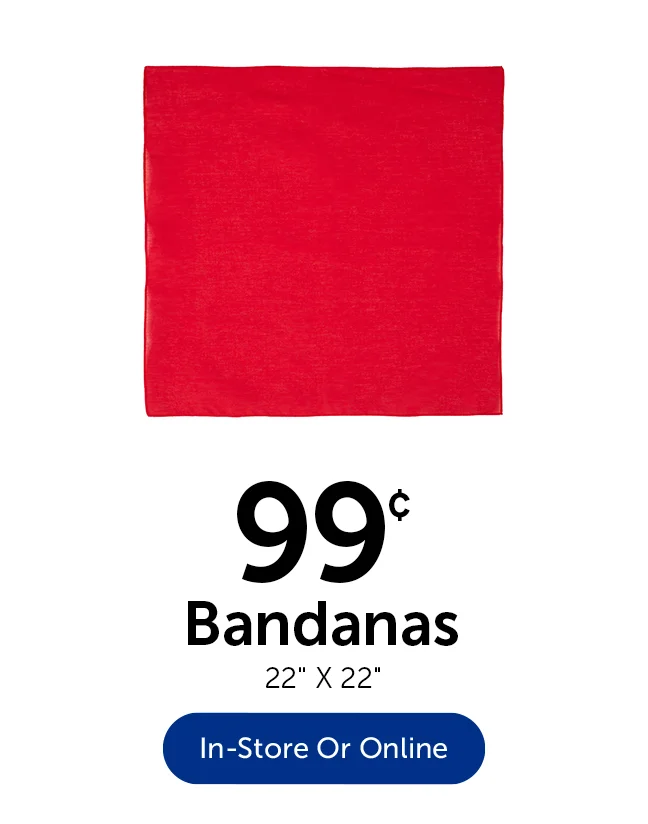 99¢ Bandanas