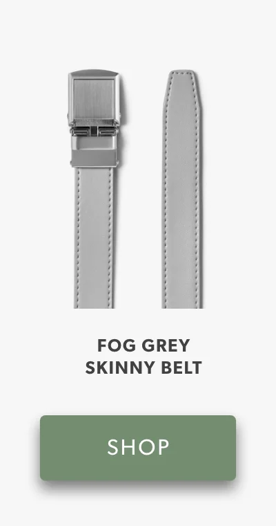 Skinny Fog Grey Belt