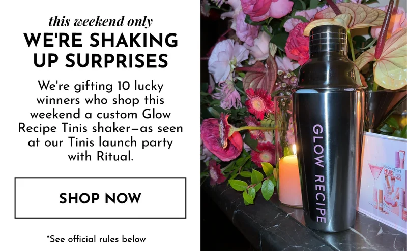 Place and order this weekend for a chance to win 1 of 10 Limited edition Tinis Shakers
