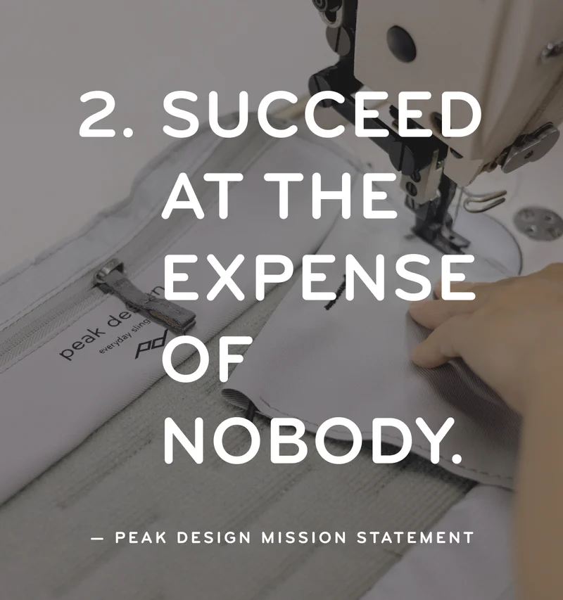 Succeed at the expense of nobody.