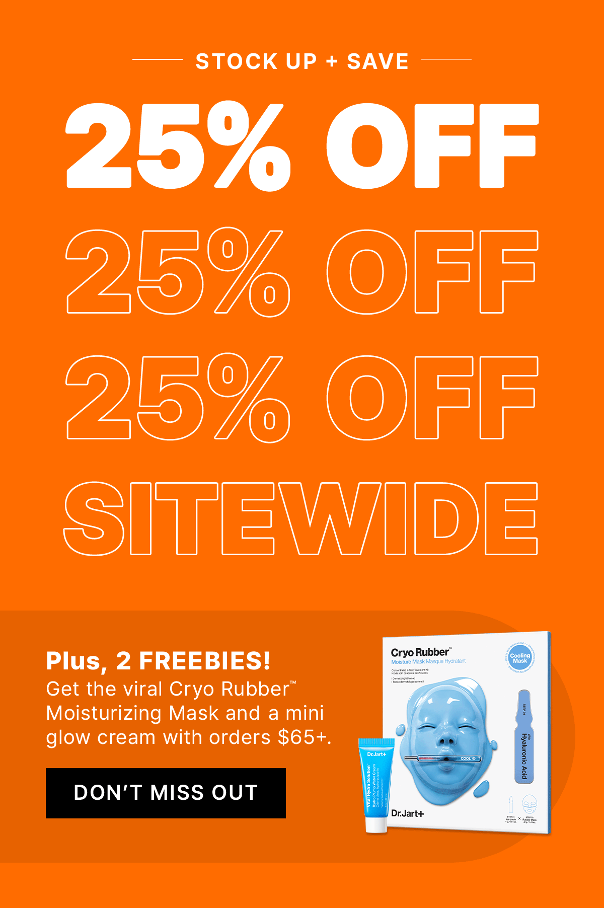 Calling all sensitive skin types. Get 3 free Cicapair full sizes with orders $65+.