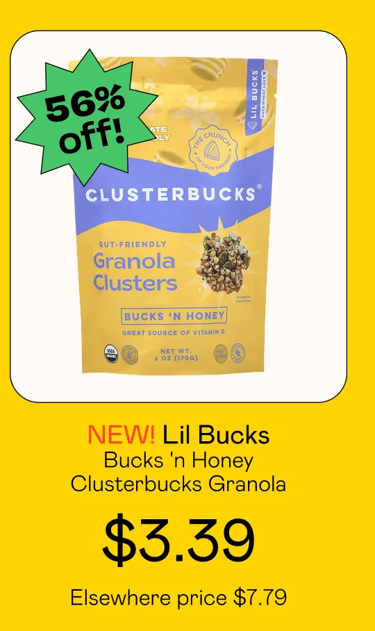 Bucks 'n Honey Clusterbucks Granola