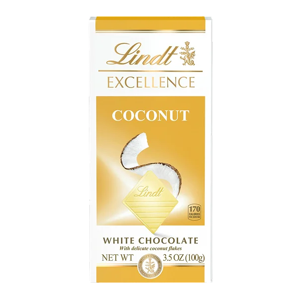 Image of Lindt Excellence White Coconut Chocolate