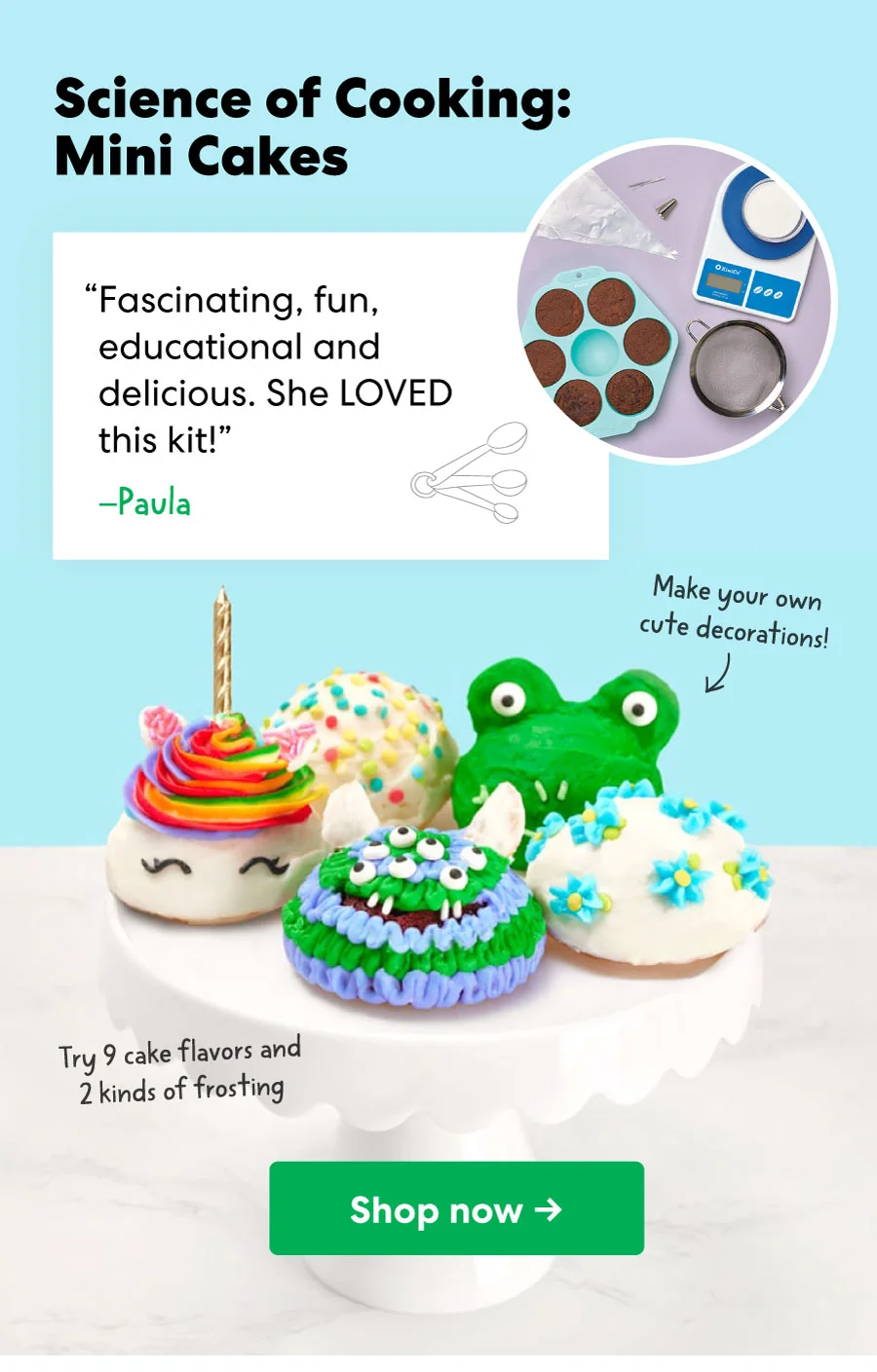 Science of Cooking: Mini Cakes