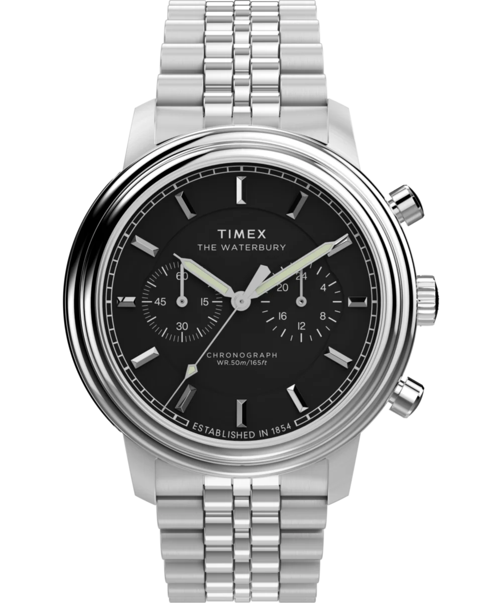 Image of Waterbury Metropolitan Chronograph 41mm Stainless Steel Bracelet Watch