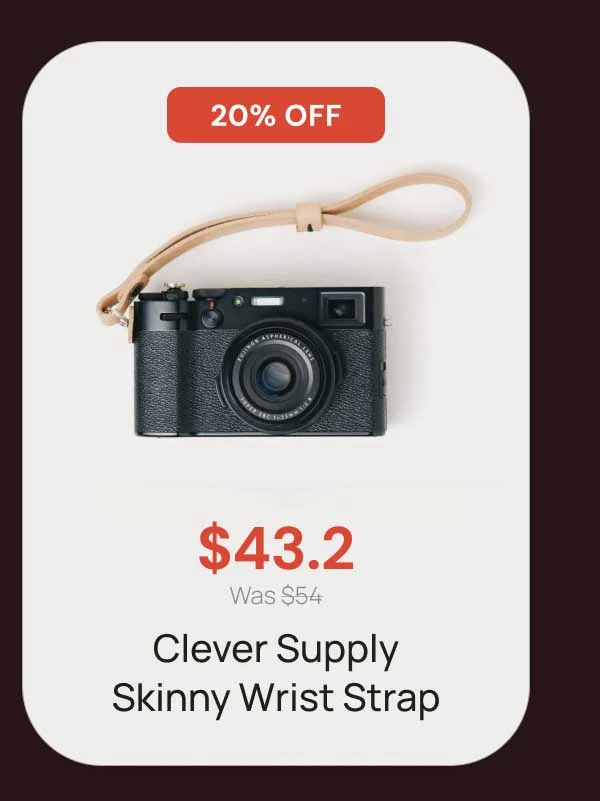 20% Off - $43.2 Clever Supply Skinny Wrist Strap