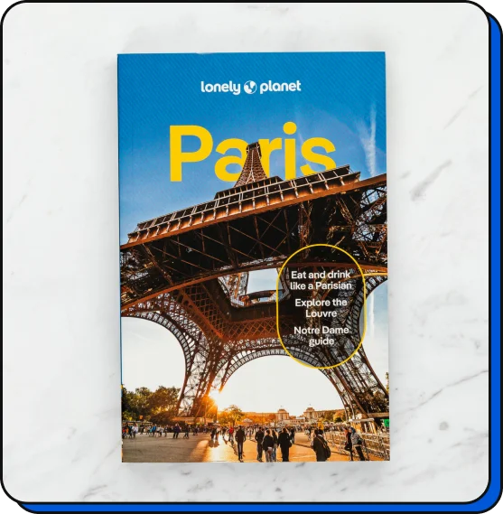 Paris classic guidebook cover