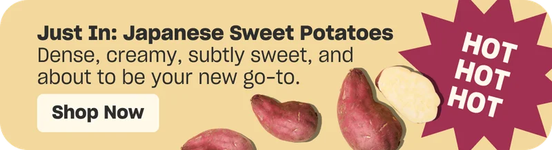 Just In: Japanese Sweet Potatoes
