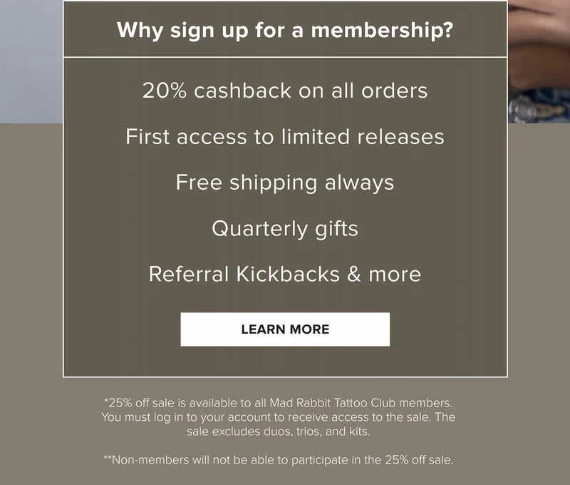 why sign up for a membership? bashback with every purchase. first access to new launches, free shipping and more!