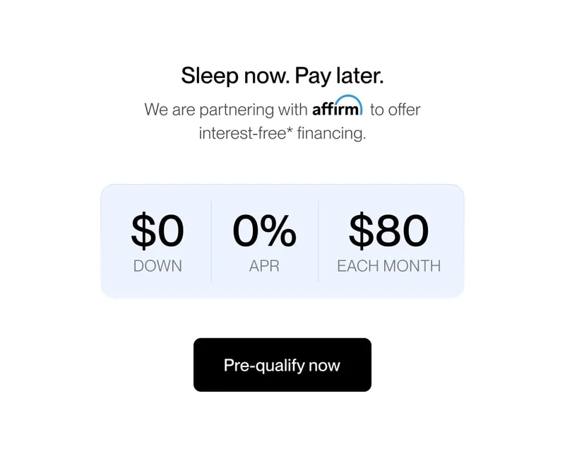 Sleep now. Pay later.