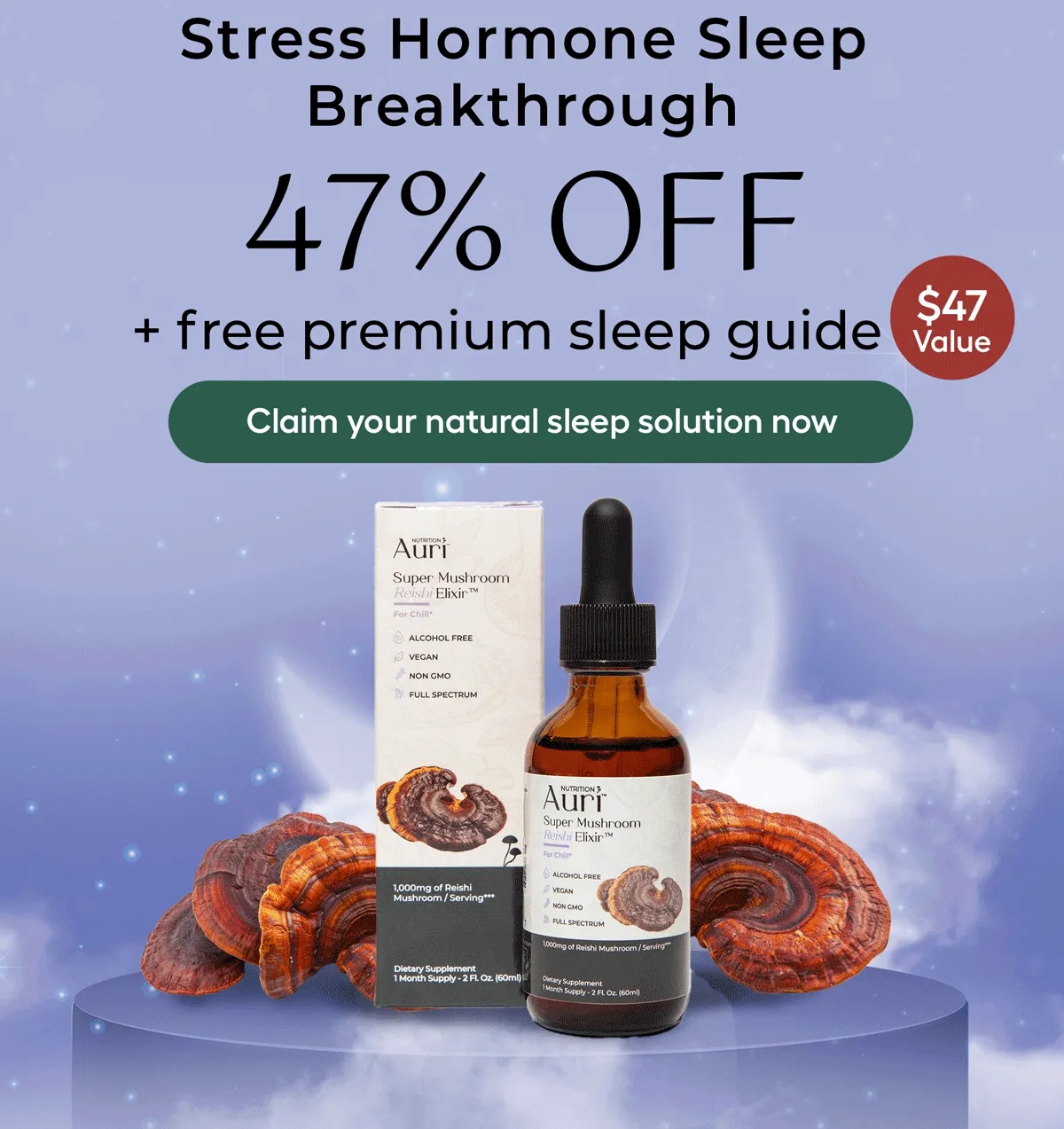 Stress Hormone Sleep Breakthrough 47% OFF + Free premium sleep guide $46 Value Claim Your Natural Sleep Solution Now