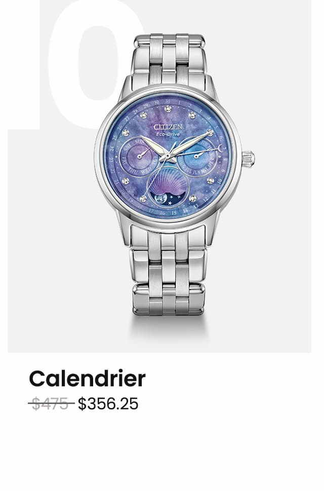 Calendrier WAS: $475  NOW: $356.25
