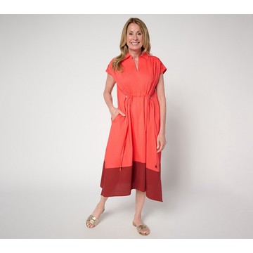 Carla Rockmore Collection Regular Cinched Waist Shirtdress