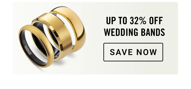 Up to 32% Off Wedding Bands