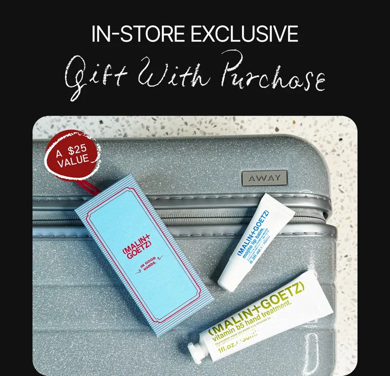 In-store exclusive: Gift with purchase