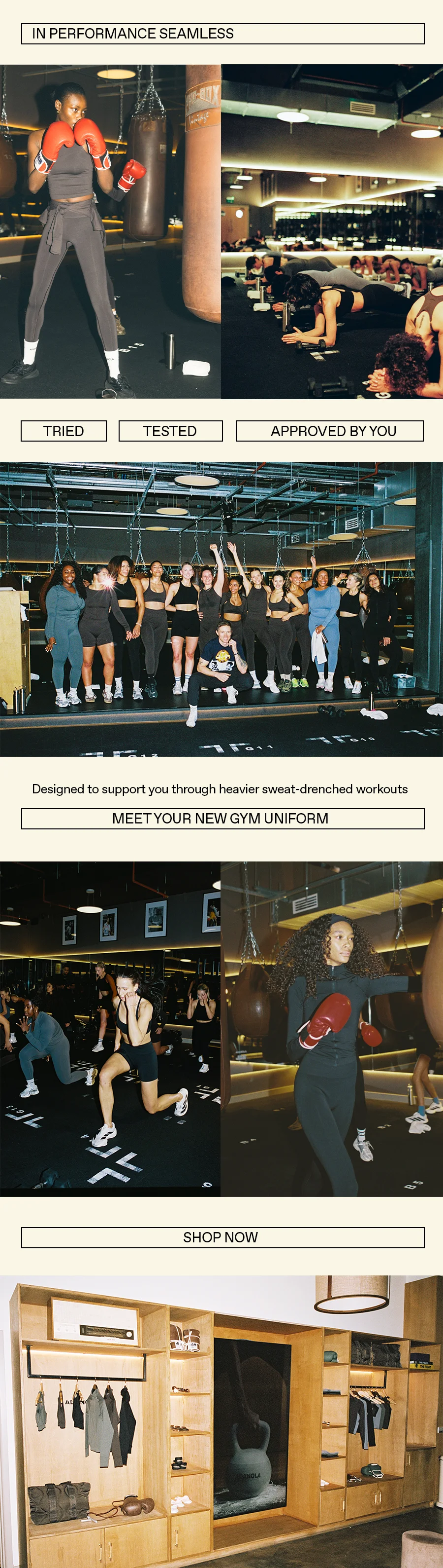 IN PERFORMANCE SEAMLESS