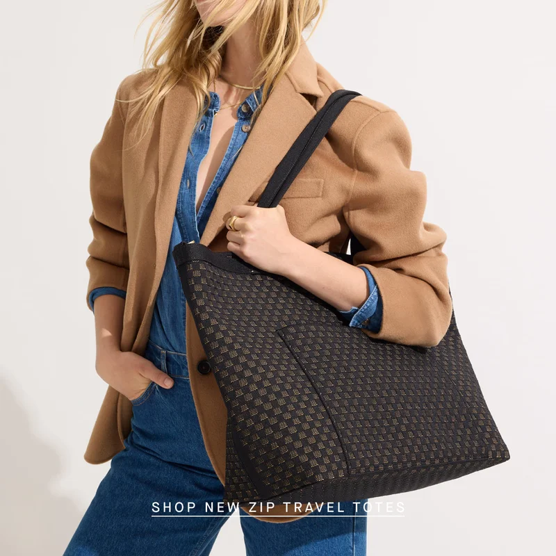 SHOP NEW ZIP TRAVEL TOTES