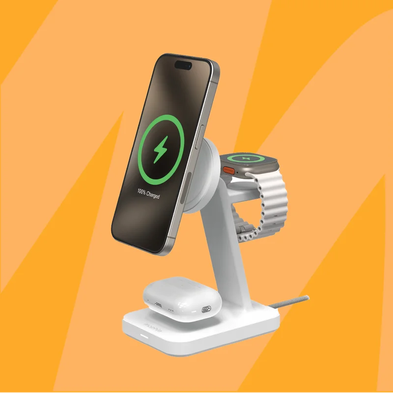 mophie snap+ 3-in-1 wireless charge stand