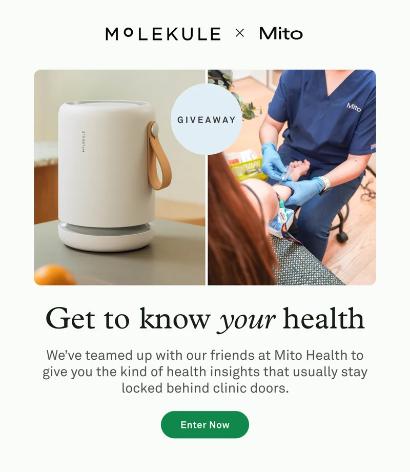 Molekule x Mito Giveaway: Enter Now