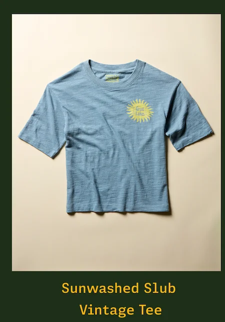 Sunwashed Slub Vintage Tee