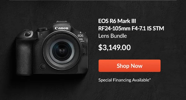EOS R6 Mark III RF24-105mm F4-7.1 IS STM Lens Bundle