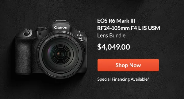 EOS R6 Mark III RF24-105mm F4 L IS USM Lens Bundle | Pre-Order