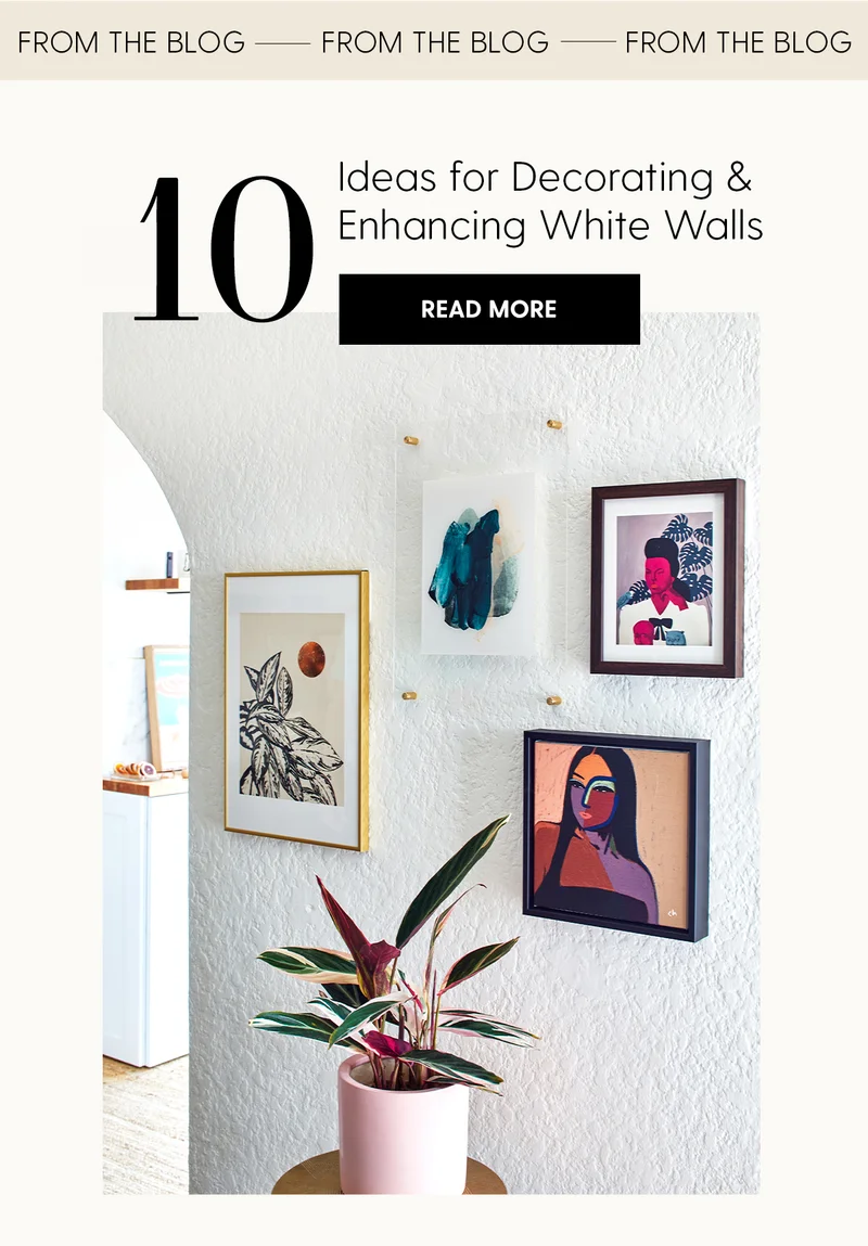 10 Ideas for Decorating & Enhancing White Walls | Read More