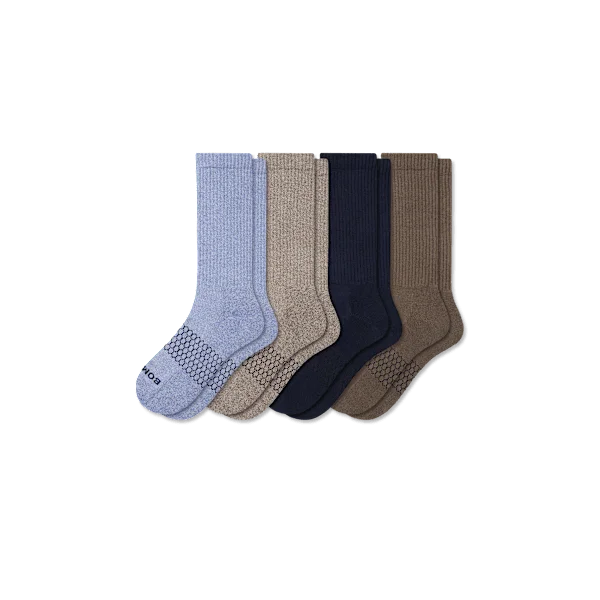 Men's Marl Calf Sock 4-Pack