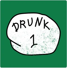 Drunk 1 Shamrock Saint Paddy irish Gift T-Shirt