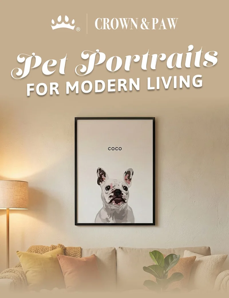 Pet portraits for modern living