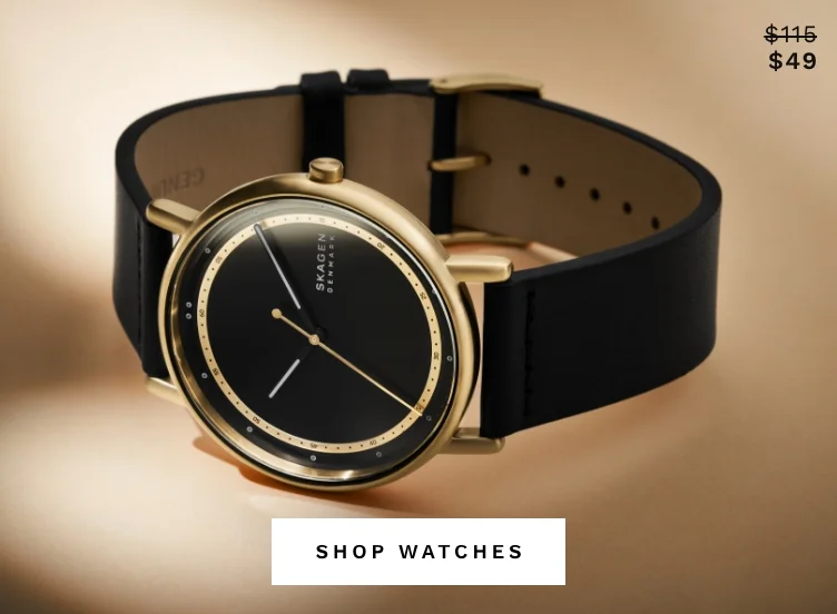 Shop Watches. Was $115. Now $49.