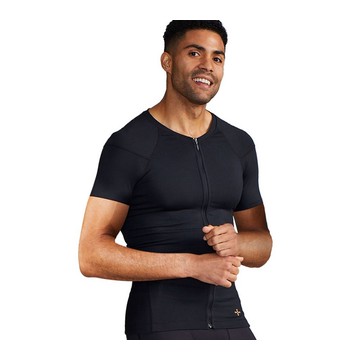 Tommie Copper Mens Full Zip Compression Shirt w/ Back Support