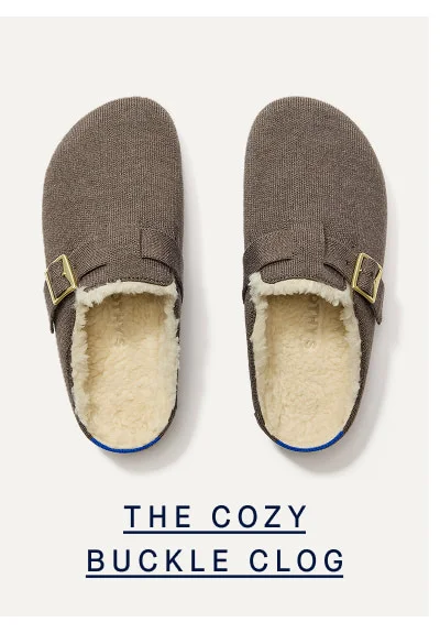 THE COZY BUCKLE CLOG