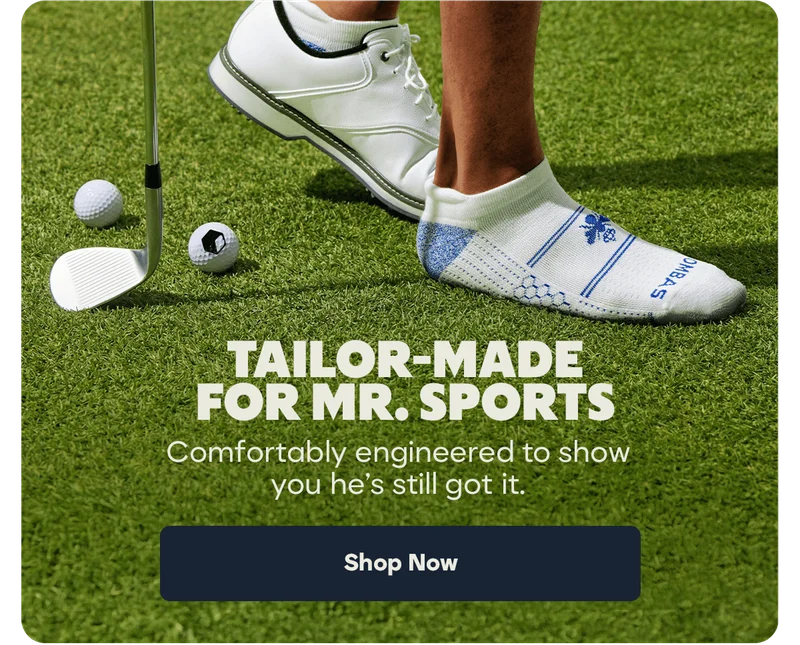 TAILOR-MADE FOR MR. SPORTS | Comfortably engineered to show you he's still got it. | Shop Now