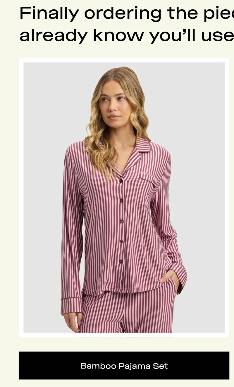 Bamboo Pajama Set - Shop Now
