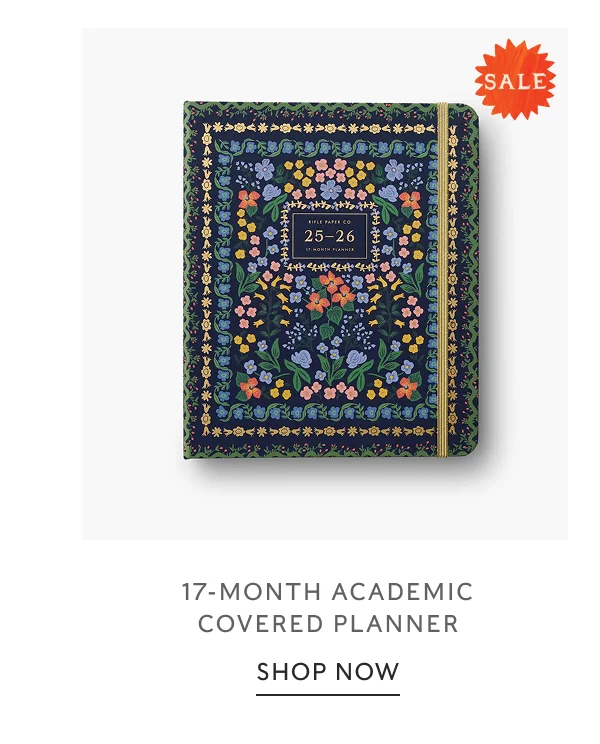 17-MONTH ACADEMIC COVERED PLANNER SHOP NOW