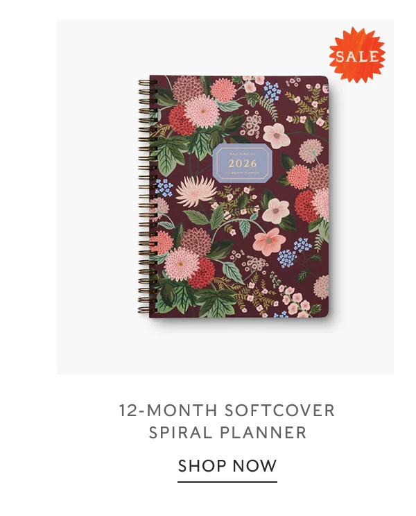 12-MONTH SOFTCOVER SPIRAL PLANNER SHOP NOW