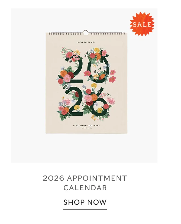 2026 APPOINTMENT CALENDAR SHOP NOW