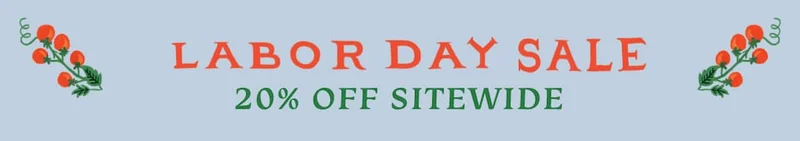 Labor Day Sale - 20% Off Sitewide - USECODE:LABORDAY20