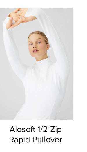 ALOSOFT 1/2 ZIP RAPID PULLOVER
