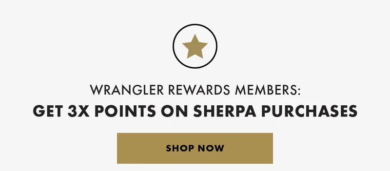 Get 3X Points On Sherpa Purchases - Shop Now
