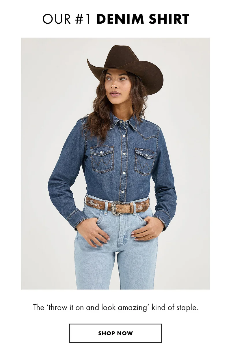 OUR#1 Denim Shirt - The Throw It On And Look Amazing' Kind Of Staple.