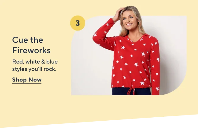 red white and blue fashion