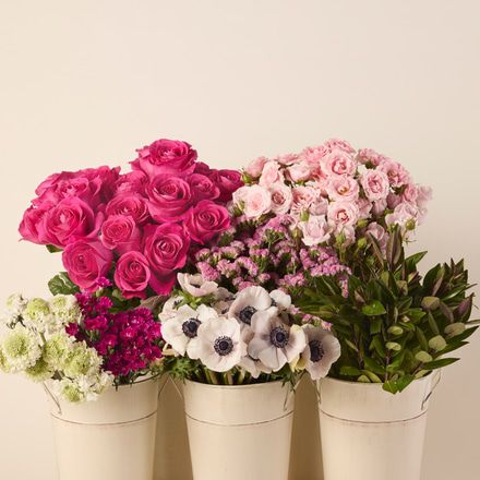 The Sweet Pink DIY Flower Box Bouq