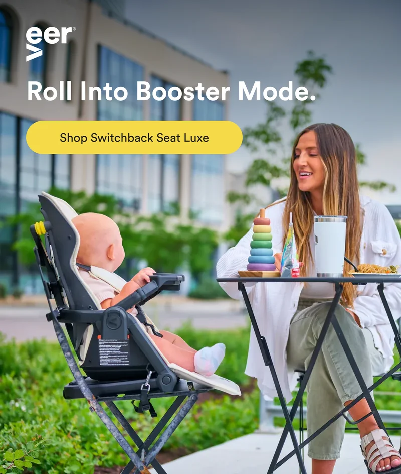 roll into booster mode. - shop switchback seat luxe